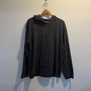 vintage 2000s boxy grey athletic hoodie